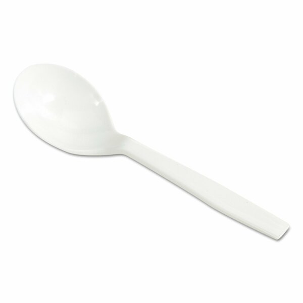 Wna Laguna Mediumweight Plastic Utensils, Soup Spoon, White, 1000PK WNA 130410